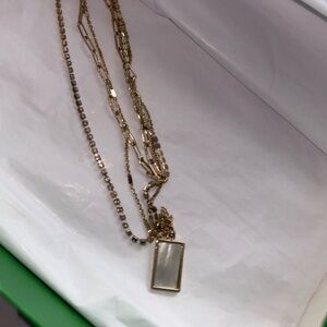 Gold Necklace with Pendant